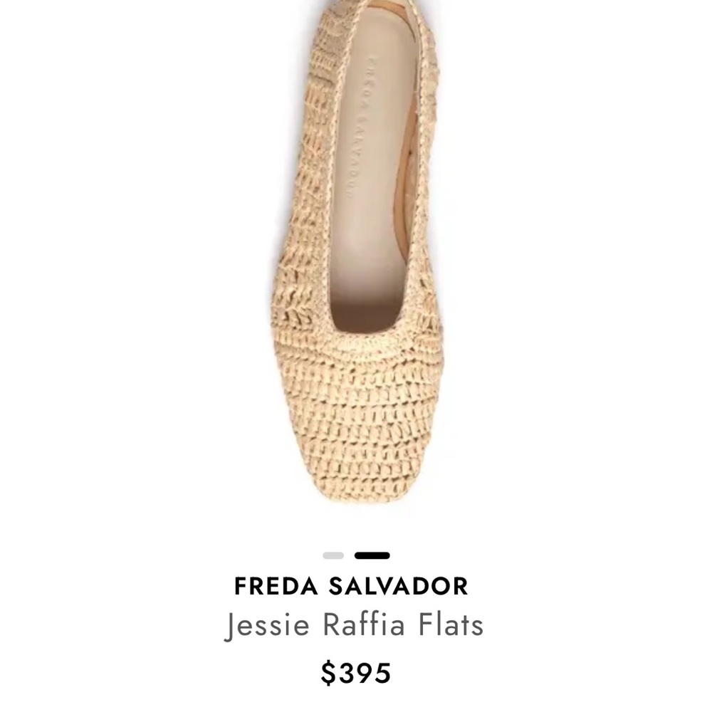 Freda Salvador Jessie Raffia Flats